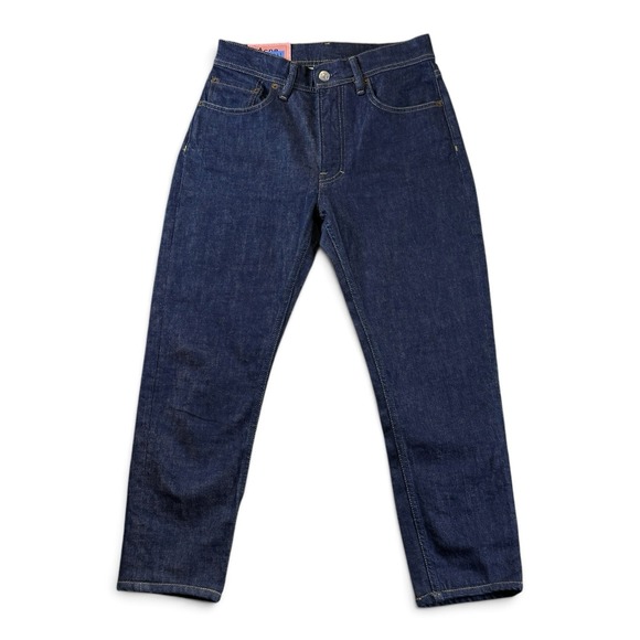 Acne Studios Denim - ACNE STUDIOS Bla Konst South Dark Blue Jeans Women's W26/L22 Whiskers Faded